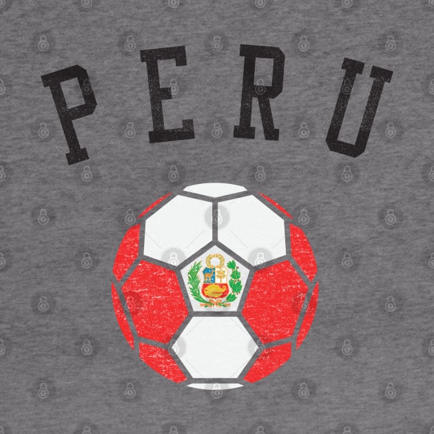 Peru Soccer Team Heritage Flag by ryanjaycruz